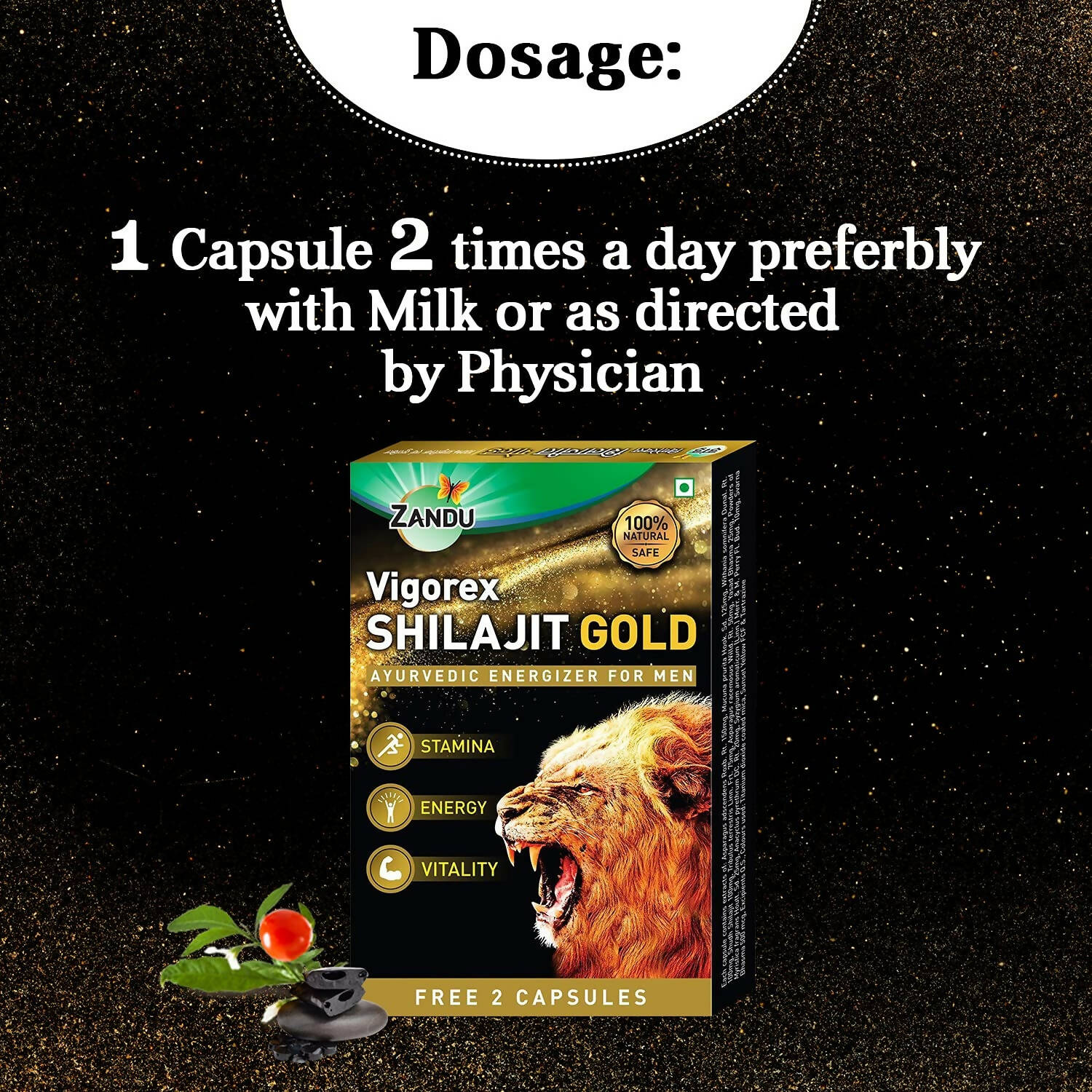 Zandu Vigorex Sj Gold Capsules - Grab2buy
