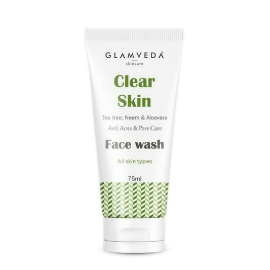 Glamveda Clear Skin Tea Tree, Neem & Aloe Anti Acne Face Wash - Grab2buy