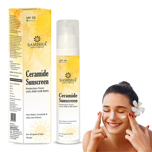 Samisha Ceramide & Hyaluronic Acid Sunscreen Spf 50 Pa++++