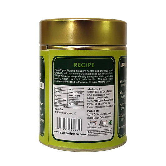 Golden Tips Mint Matcha Japanese Green Tea - Grab2buy