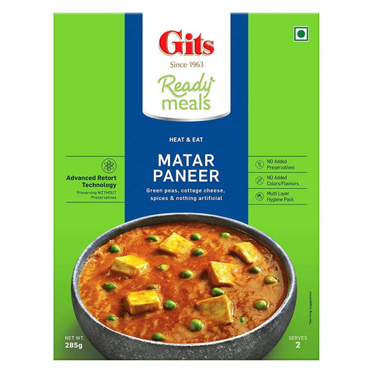 Gits Ready Meals Heat & Eat Matar Paneer