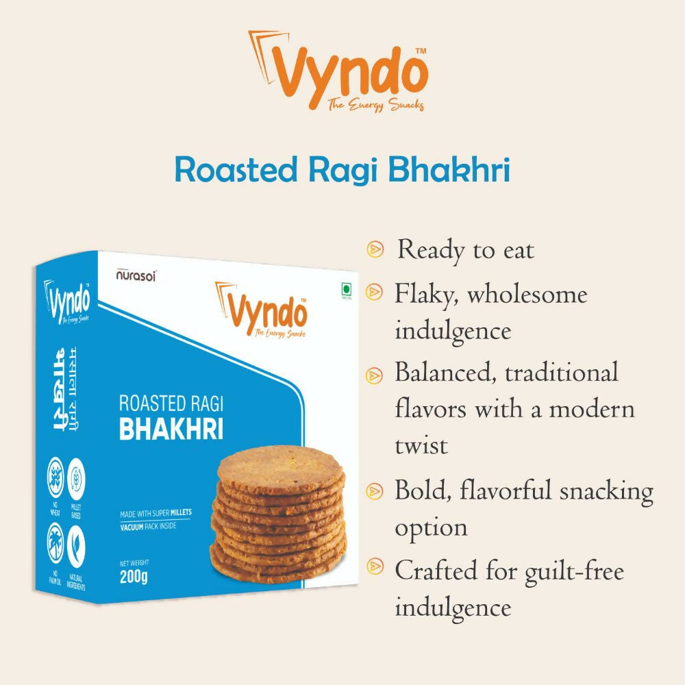 Vyndo Roasted Ragi Bhakhri - Grab2buy