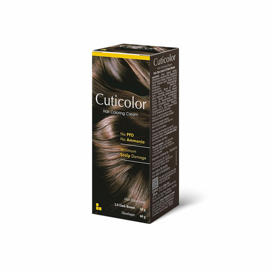 Cuticolor Hair Color Cream - Dark Brown - Grab2buy
