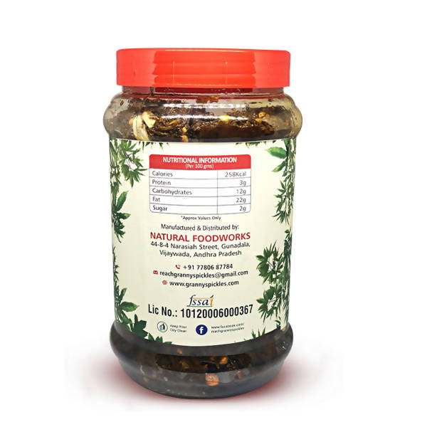 Granny's Pickles Gongura Pickle - Grab2buy