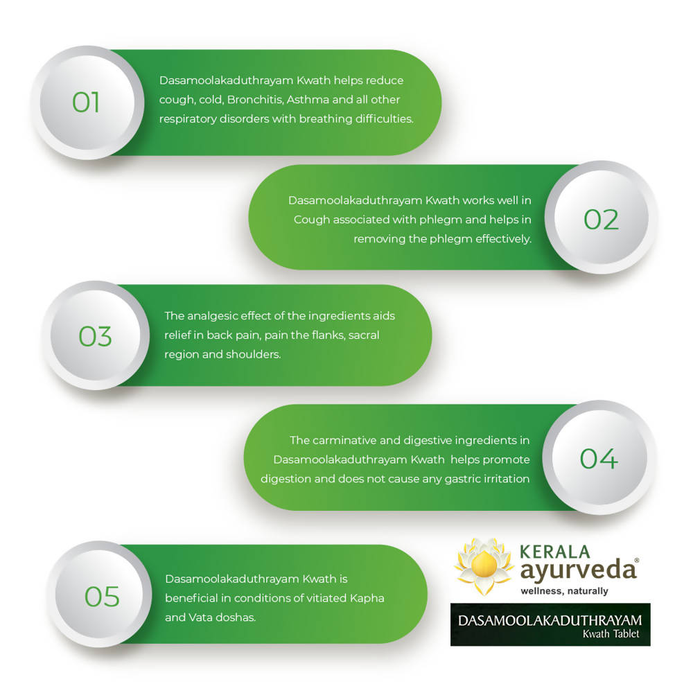 Kerala Ayurveda Dasamoolakaduthrayam Kwath Tablets Benefits