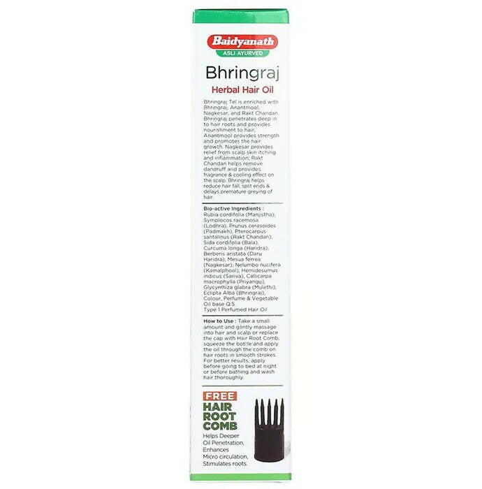 Baidyanath Jhansi Bhringraj Herbal Hair Oil - Grab2buy