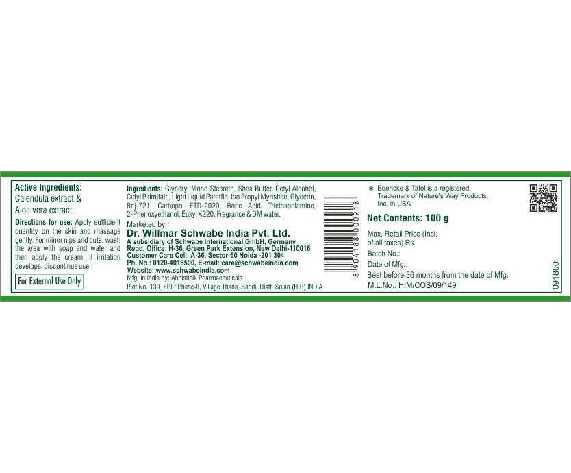 Boericke & Tafel Calendula & Aloe Vera Multi Purpose Cream - Grab2buy