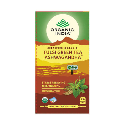Tulsi Green Tea Ashwagandha | 25 tea bags
