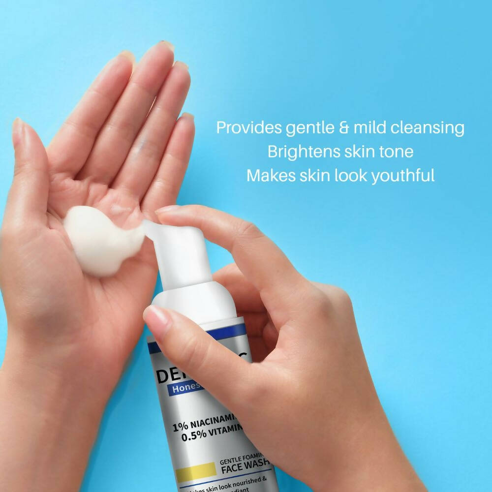 Dermdoc 1% Niacinamide & 0.5% Vitamin C Gentle Foaming Face Wash - Grab2buy