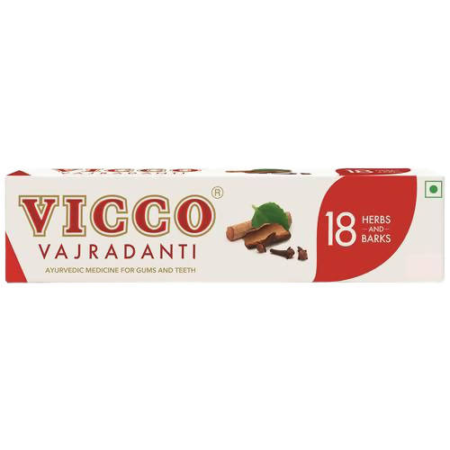 Vicco Vajradanti Ayurvedic 18 Herbs and Barks Toothpaste Grab2Buy Vicco Grab2Buy