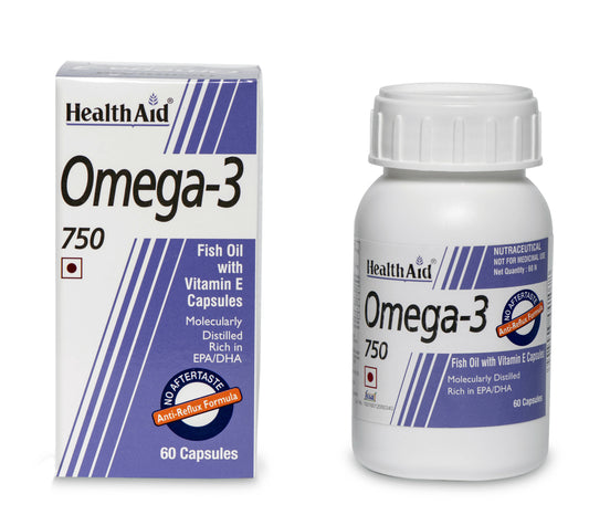 HealthAid Omega-3 750 Capsules - Grab2buy