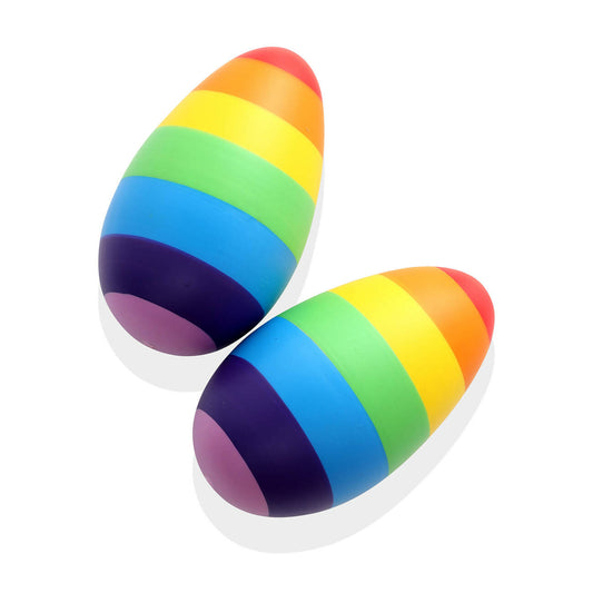 Nesta Toys Rainbow Wooden Egg Shaker - Set of 2 - Grab2buy