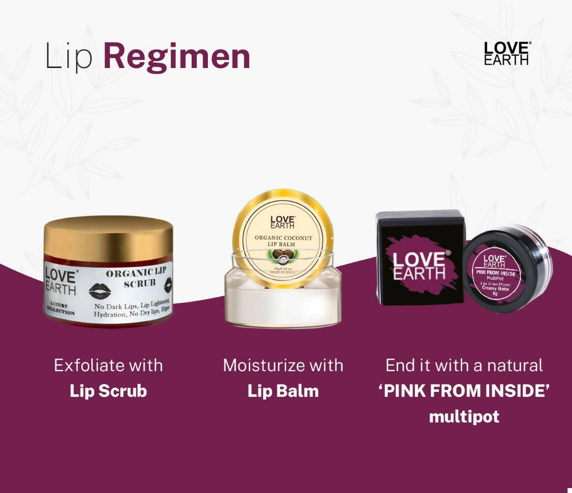Love Earth Lip Tint & Cheek Tint Multipot - Pink From Inside - Distacart