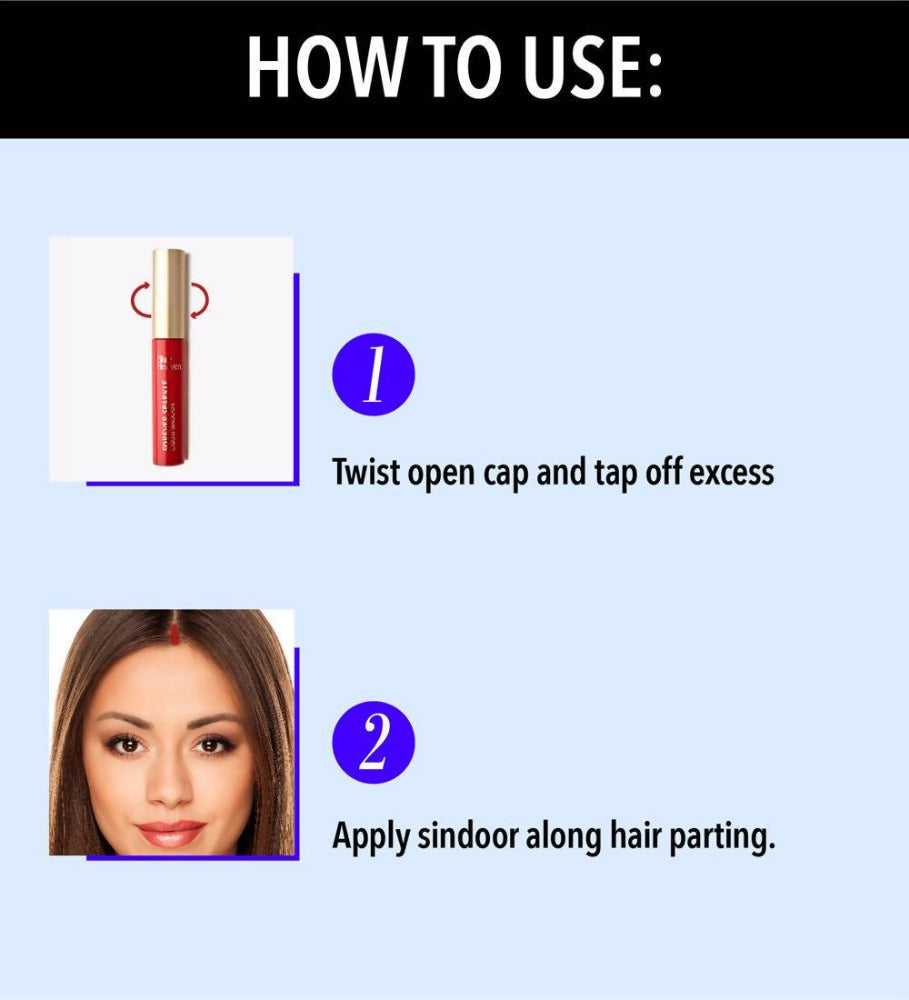 Blue Heaven Forever Sparkle Liquid Sindoor Red How To Use