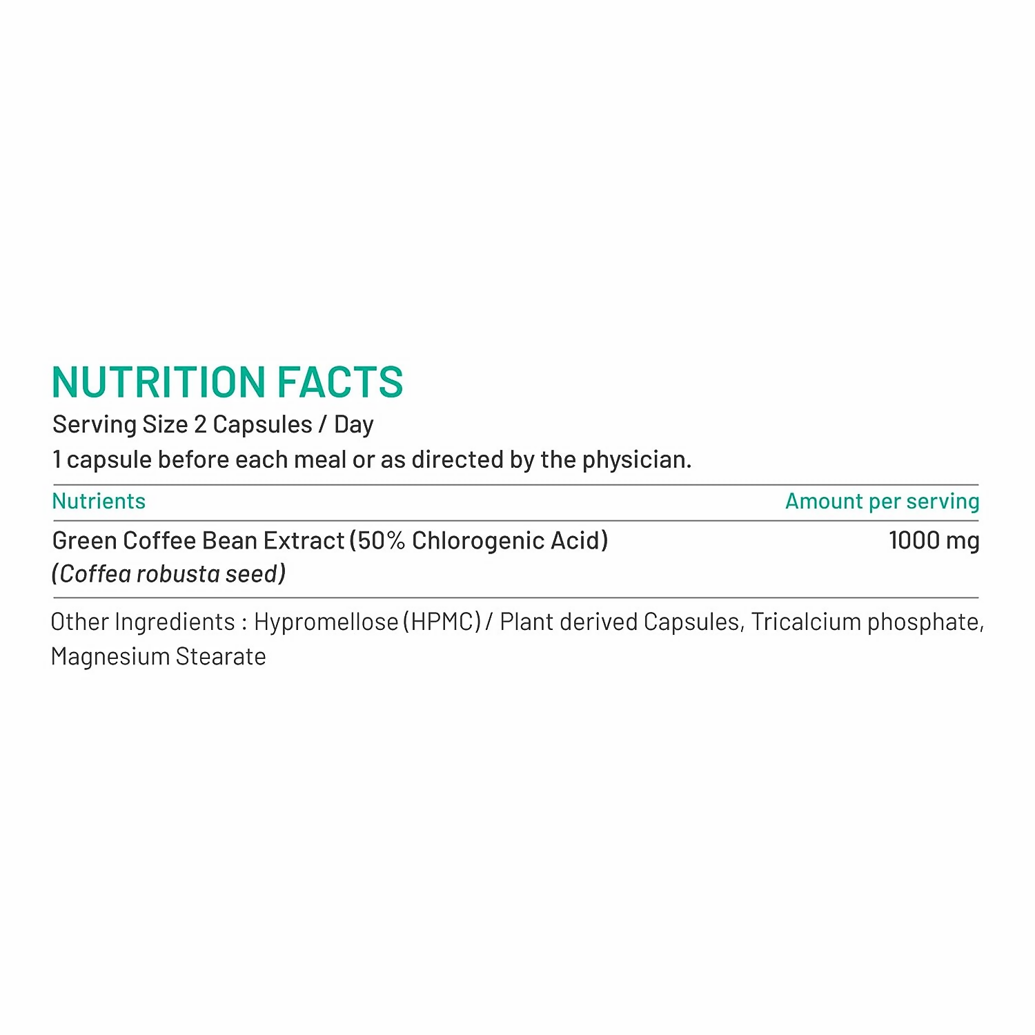 Bliss Welness Green Coffee Bean Extract Capsules - Grab2buy