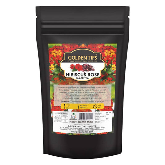 Golden Tips Hibiscus Rose Black Tea - Grab2buy