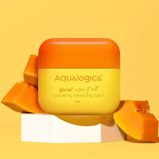 Aqualogica Glow+ Wipe it All Hydrating Cleansing Balm, Gentle Makeup Remover - Grab2buy