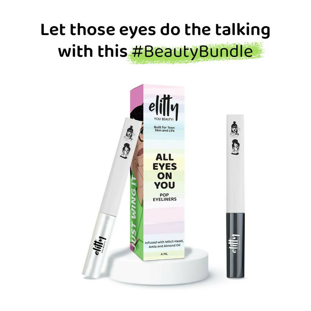 Elitty Eye Gotta Feeling Black & White Pop Color Combo - Grab2buy
