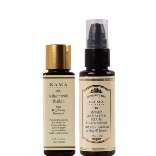 Kama Ayurveda Nalpamaradi Thailam & Rose Jasmine Face Cleanser Combo Grab2Buy Kama Ayurveda Grab2Buy