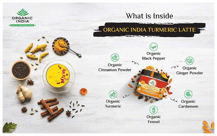 Organic India Turmeric Latte Instant Premix - Grab2buy