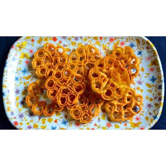 Rose Shape Flower Salted / Salted Challaguttulu - Grab2buy