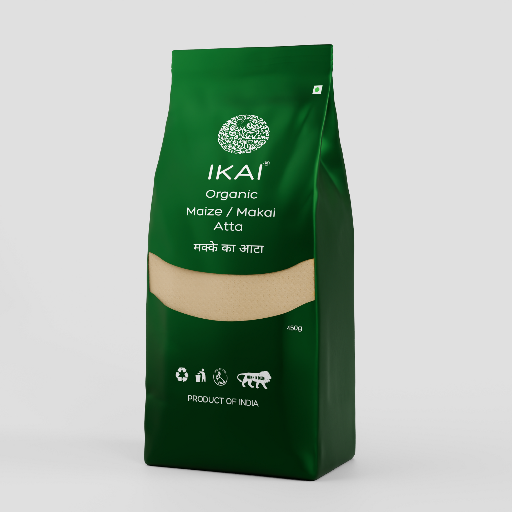 4 - Organic MaizeMakai Flour - 450 gm