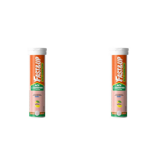 Fast&Up ACV + Carnitine + Garcinia Triple Action Formula Tablets - Lemon Flavour