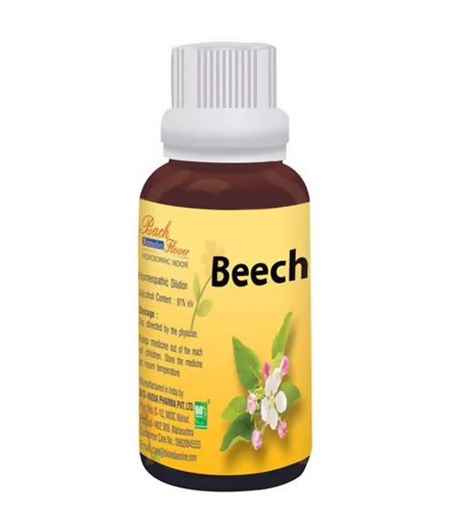 Bio India Homeopathy Bach Flower Beech Dilution – Homeopathic Tolerance & Acceptance Flower Remedy