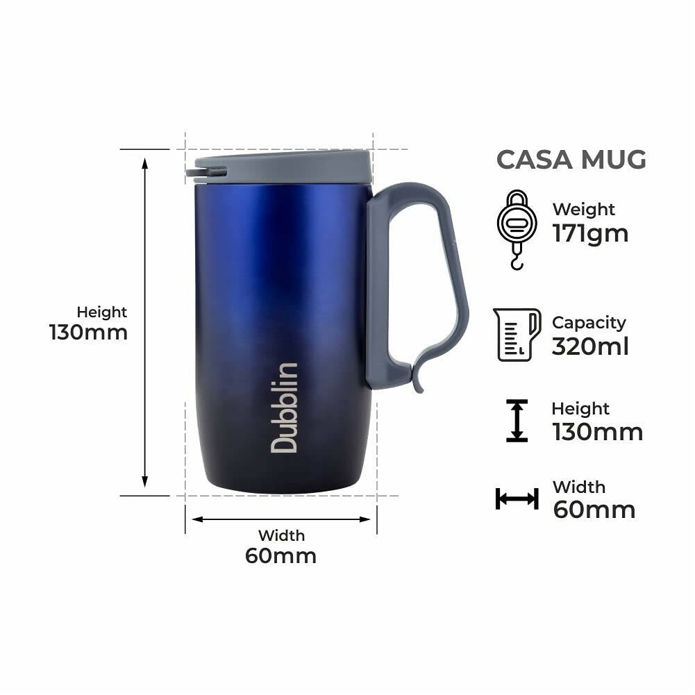 Dubblin Casa Stainless Steel Mug - Grab2buy