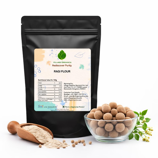 Village-Organica Ragi Flour Millet Flour Grab2Buy Village-Organica Grab2Buy