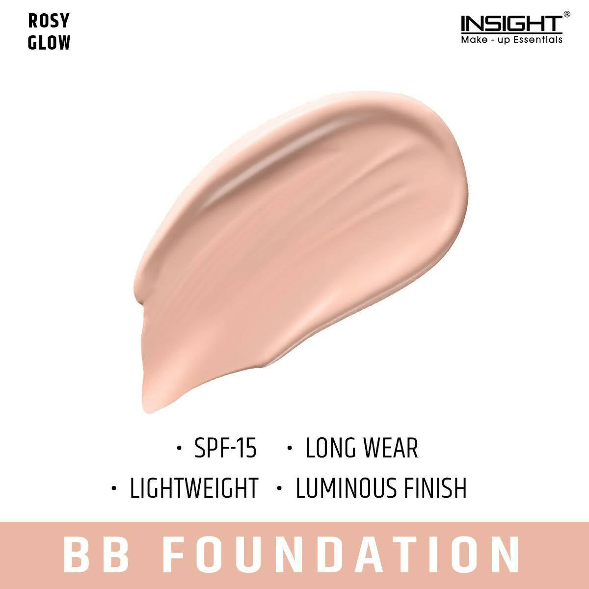 Insight Cosmetics SPF -15 SPF Foundation - Rosy Glow - Grab2buy
