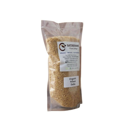 Satjeevan Organic Wheat Dalia Thuli - Grab2buy