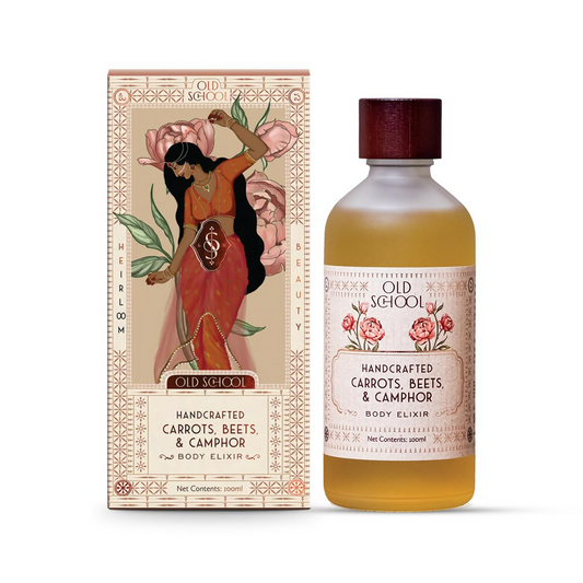 Old School Rituals Carrots Beets & Camphor Body Elixir Nourishing & Toning Body Oil Grab2Buy Old School Grab2Buy