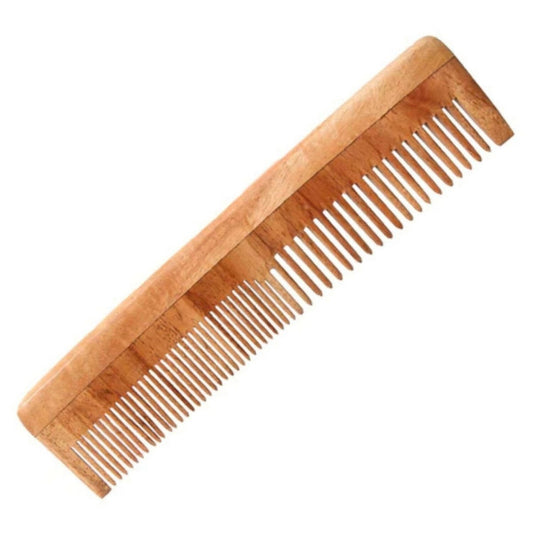Aravi Organic Neem Wood Comb Fine and Wide Tooth Grab2Buy Aravi Organic Grab2Buy