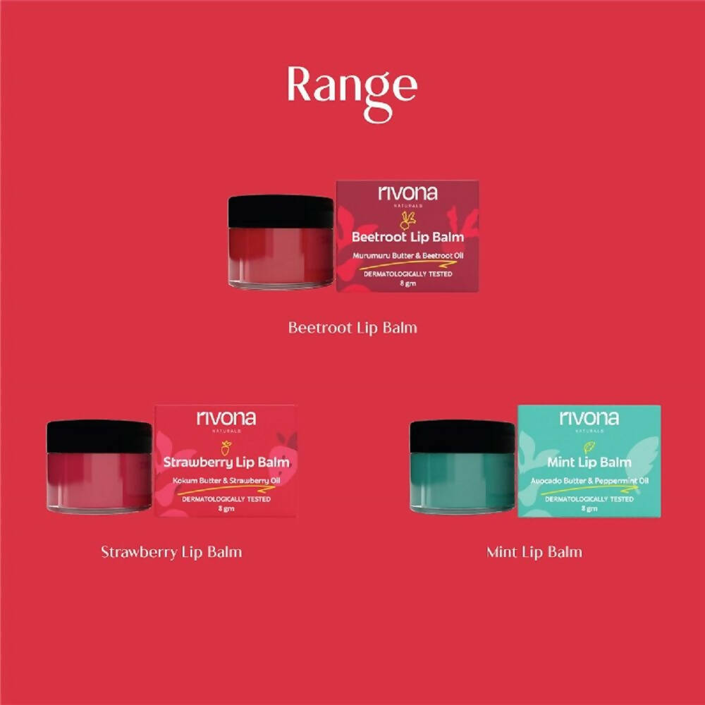 Rivona Naturals Beetroot Lip Balm - Grab2buy