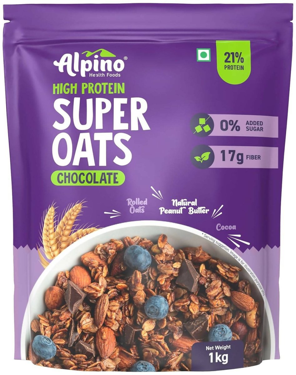Alpino High Protein Super Rolled Oats Chocolate - Grab2buy