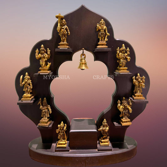 Brass Dashavatara Idol Set - Grab2buy