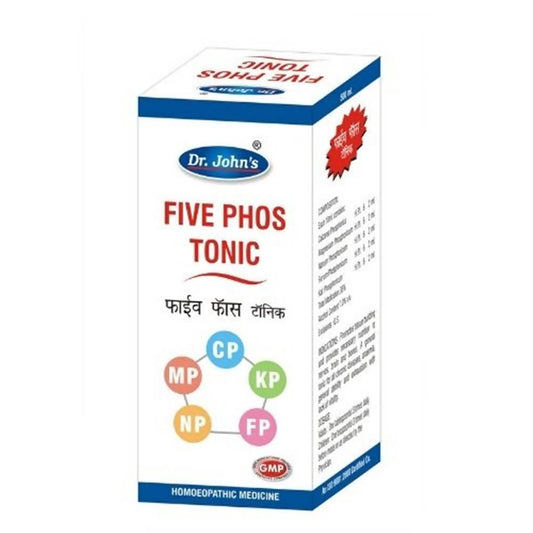 Dr. Johns Five Phos Tonic – Homeopathic Nerve, Brain & Energy Wellness Biochemic Tonic