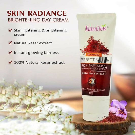 NutriGlow Advanced Perfect White Skin Radiance Brightening Day Creme - Grab2buy