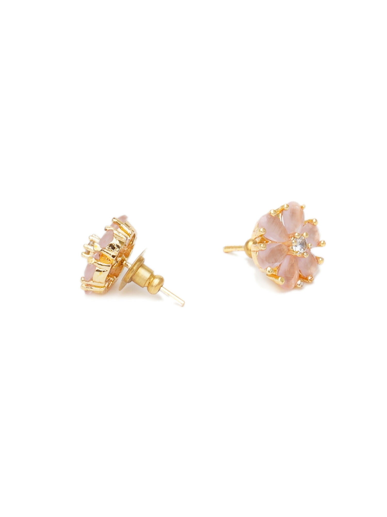 stone stud (peach) - Ruby Raang - Grab2buy