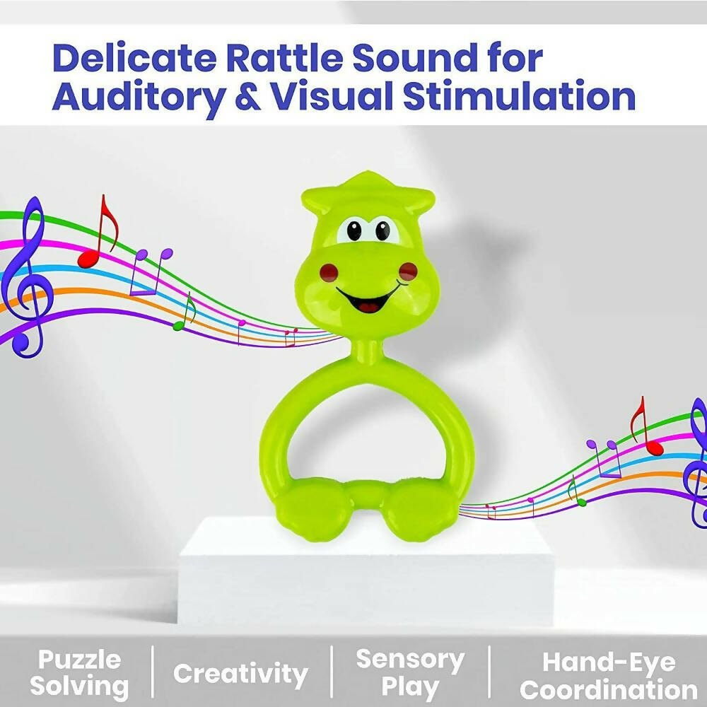 Cable World Colourful Plastic Non Toxic Attractive Rattle Combo - Grab2buy