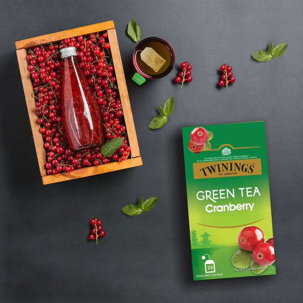 Twinings Green Tea Cranberry Teabags - Grab2buy