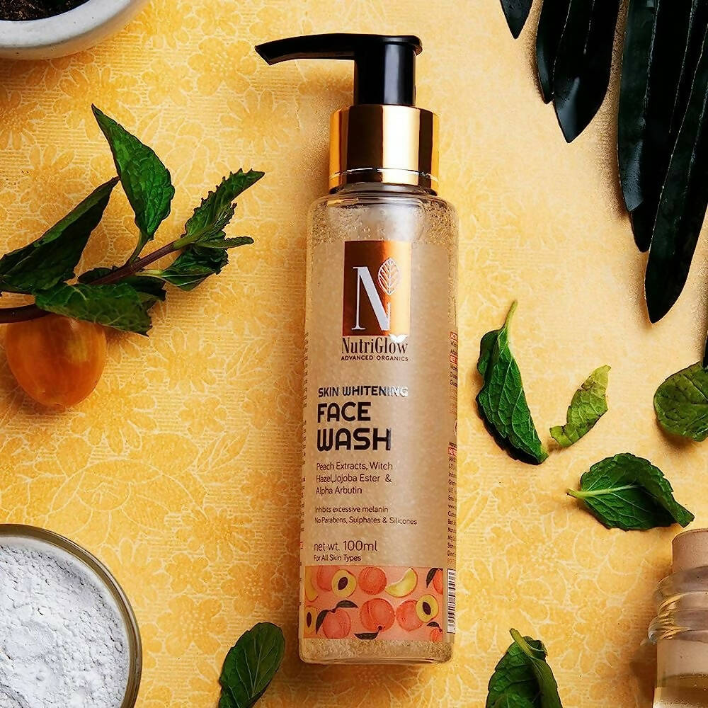 NutriGlow Advanced Organics Skin Whitening Face Wash - Grab2buy