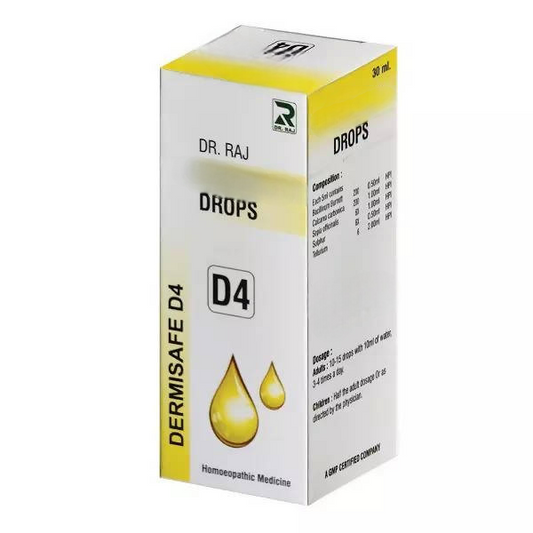 Dr. Raj Homeopathy Dermisafe D4 Drops