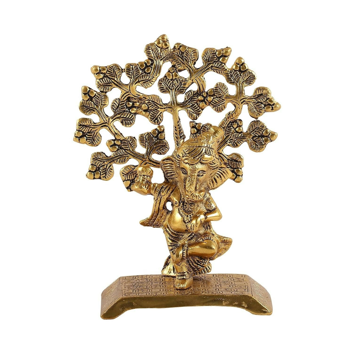 Heyearth Lord Ganesh Statues With Tree,Ganesha Figurine,Lord Ganesha Idol - Grab2buy