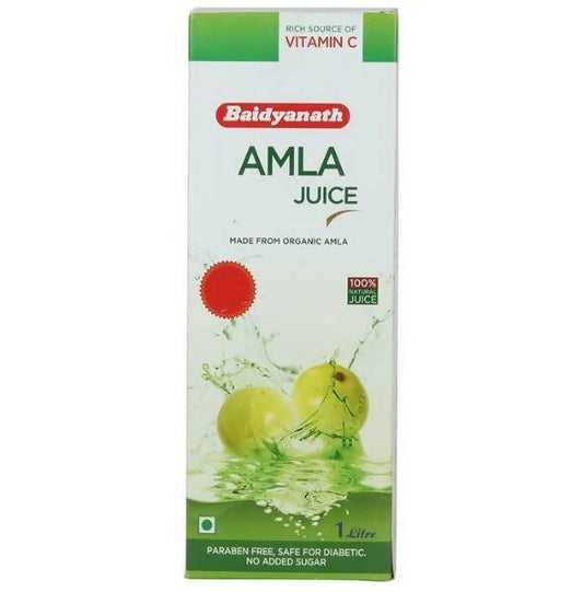 Baidyanath Jhansi Amla Juice | Pure Indian Gooseberry Juice for Immunity & Vitamin C