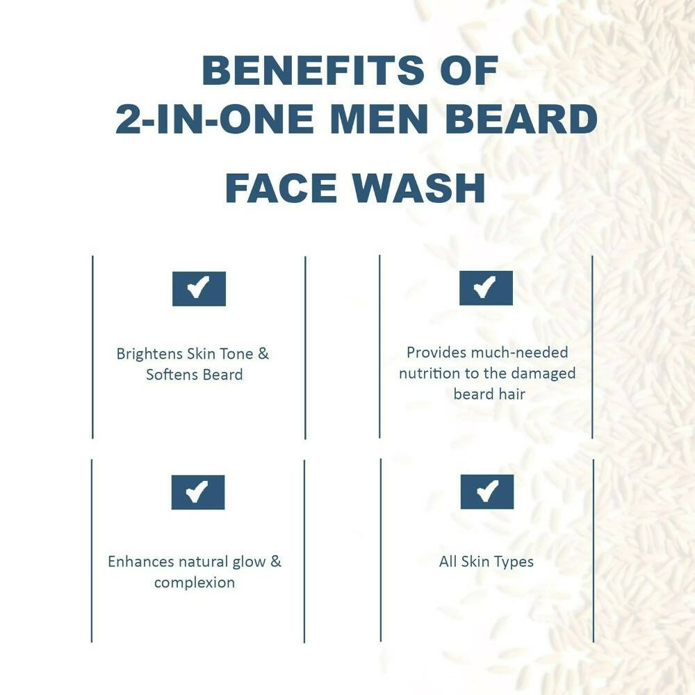 Glamveda 2 In 1 Beard Face Wash - Distacart