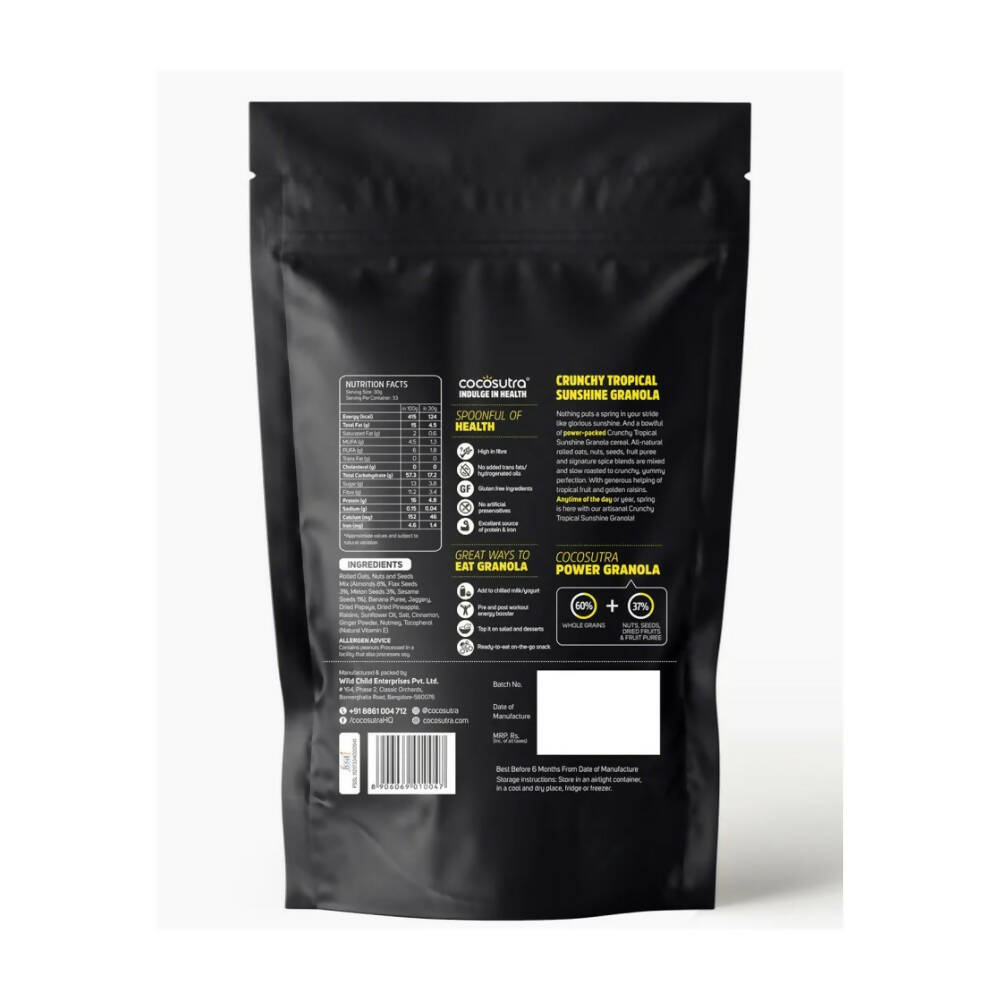 Cocosutra Crunchy Tropical Sunshine Breakfast Granola - Grab2buy