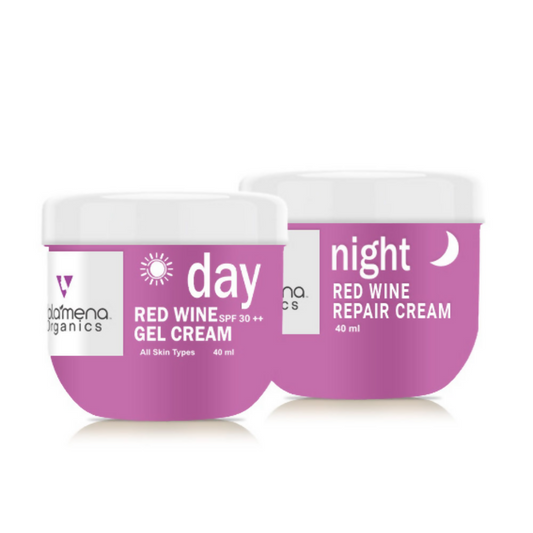 Volamena Red Wine Day & Night Cream Combo Pack Grab2Buy Volamena Grab2Buy