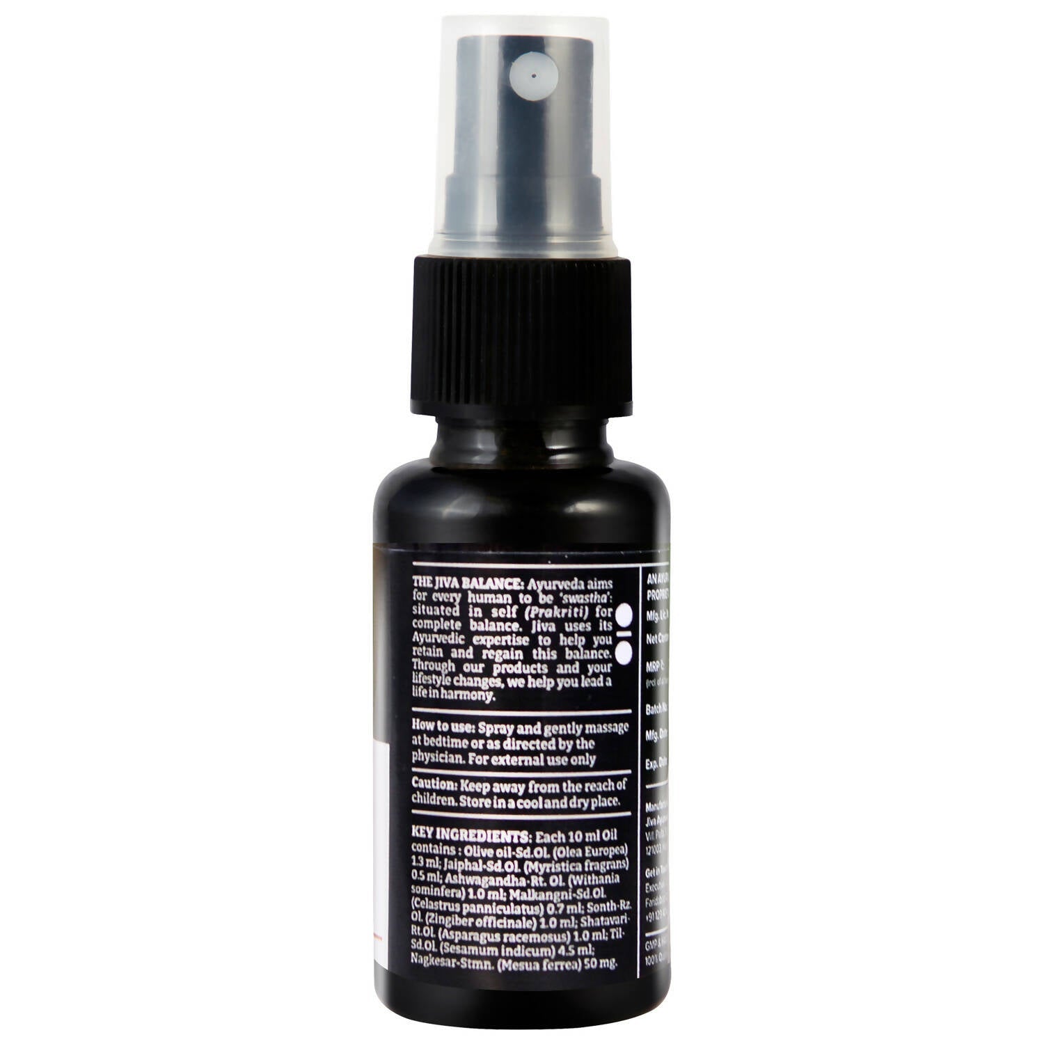 Jiva Ayurveda Arouse Oil - Distacart